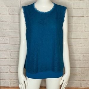 Mossino Turquoise woman top size L